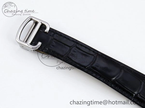 Rotonde Tourbillon SS RMSF Best Edition Blue Textured Dial on Black Leather Strap
