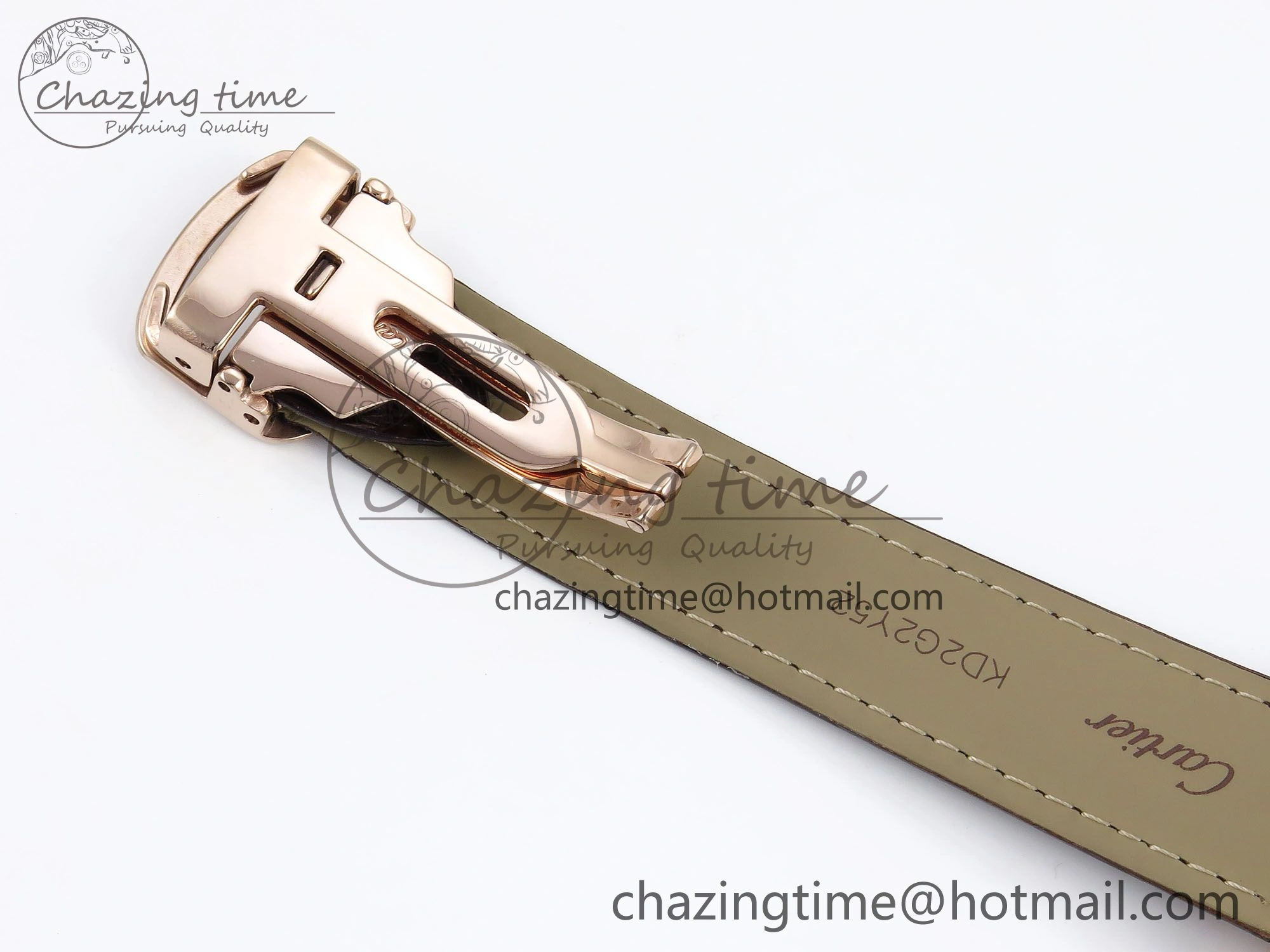Rotonde de Cartier Flying Tourbillon RG RMS Best Edition White Numeral Dial on Brown Leather Strap