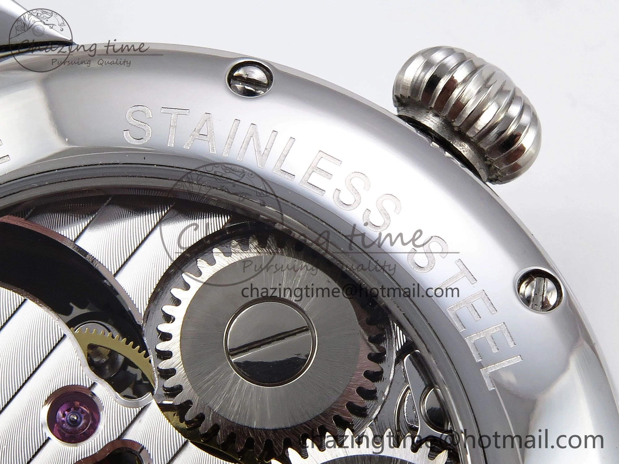 Rotonde de Cartier Flying Tourbillon SS RMS Best Edition White Numeral Dial on Black Leather Strap