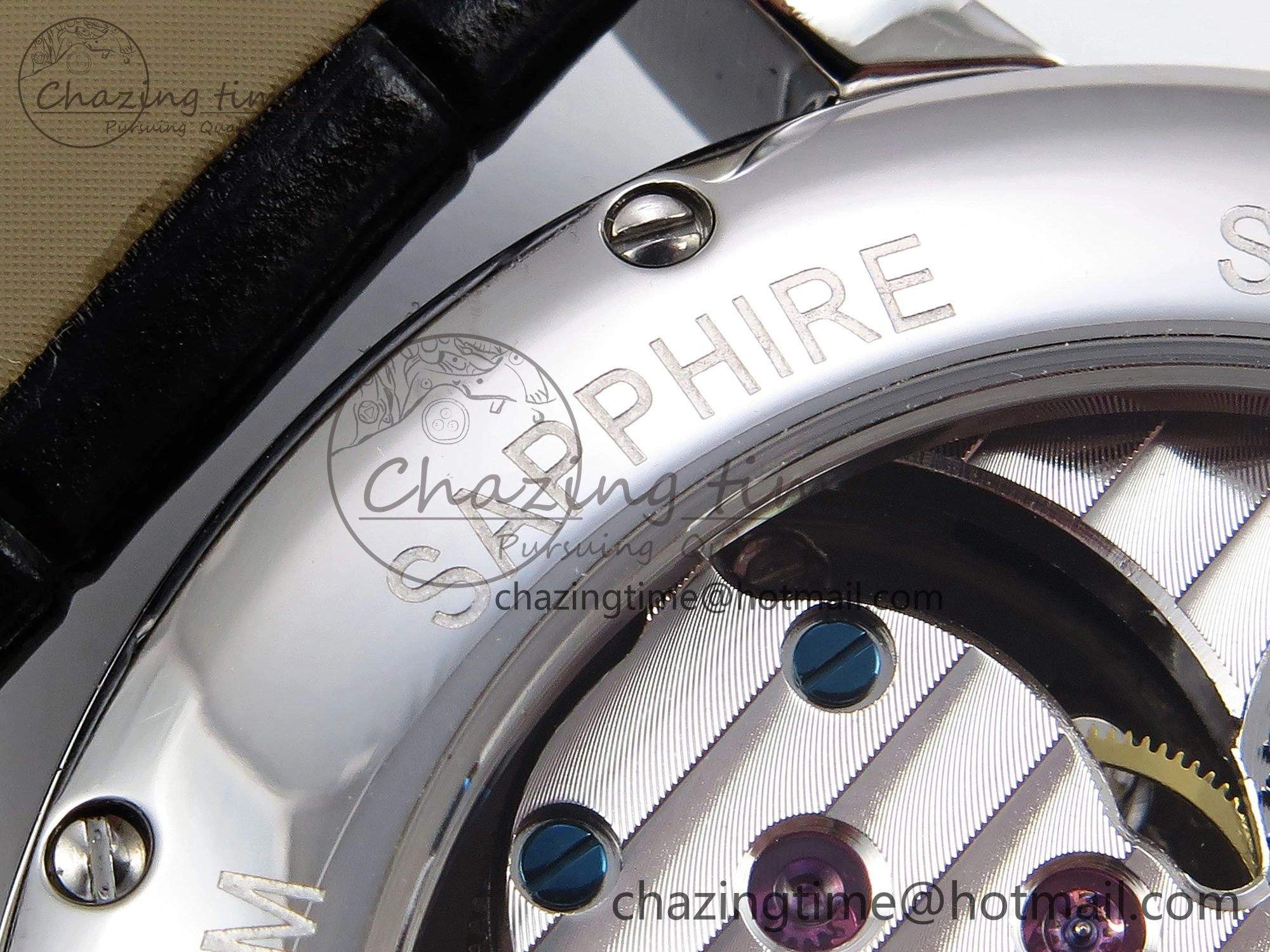 Rotonde de Cartier Flying Tourbillon SS RMS Best Edition White Numeral Dial on Black Leather Strap