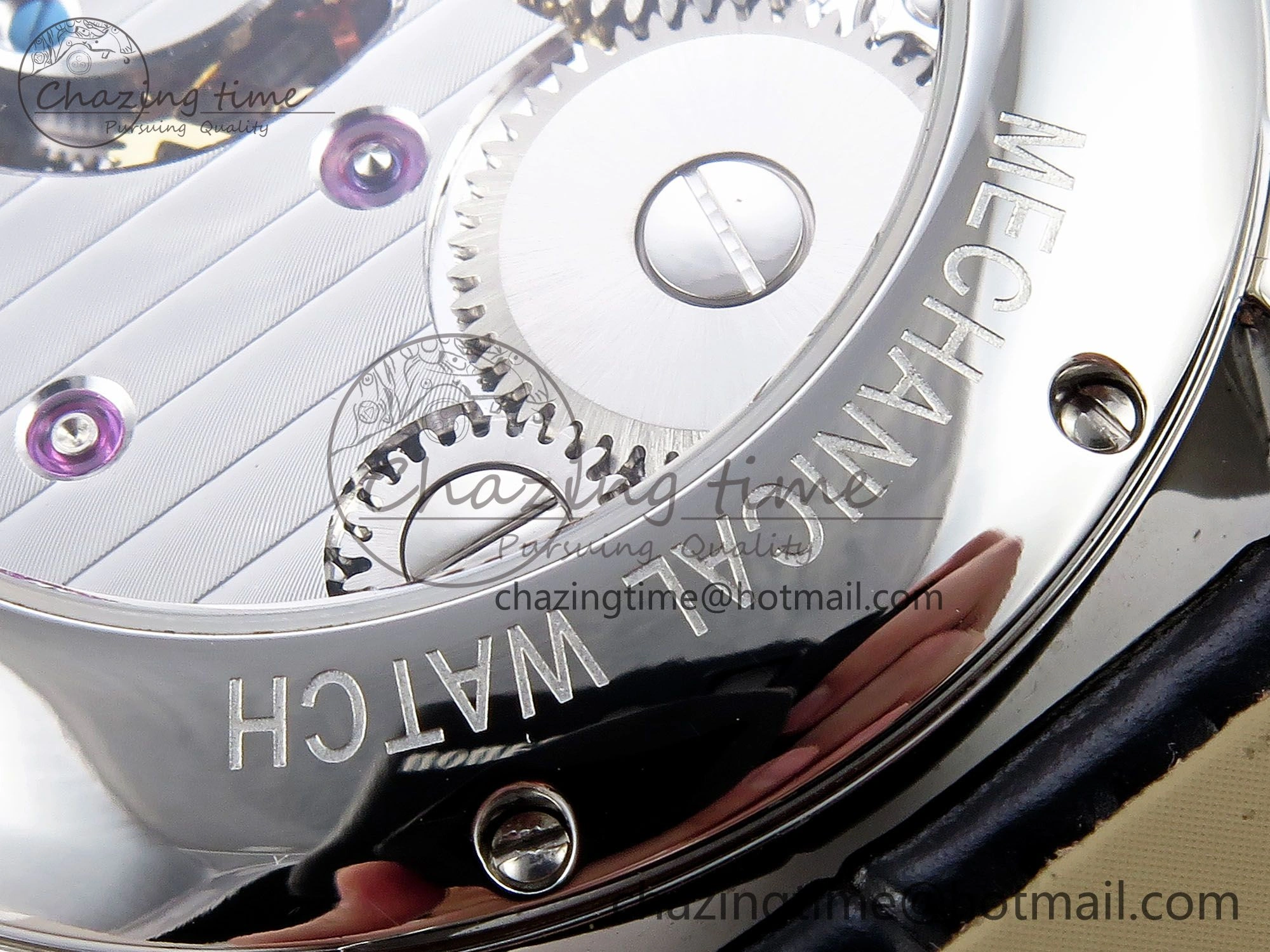 Rotonde de Cartier Flying Tourbillon SS RMS Best Edition White Numeral Dial on Black Leather Strap