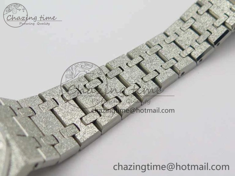 Royal Oak 15000 Frosted 33mm OM Best Edition Gray Dial On SS Bracelet Quartz