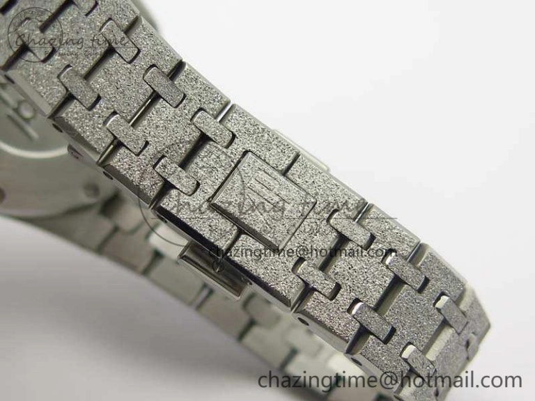 Royal Oak 15000 Frosted 33mm OM Best Edition Gray Dial On SS Bracelet Quartz