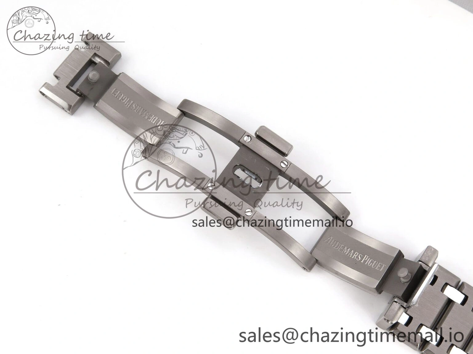 Royal Oak 15202IP SS ZF 1:1 Best Edition Blue Textured Dial on SS Bracelet A2121 Super Clone V2