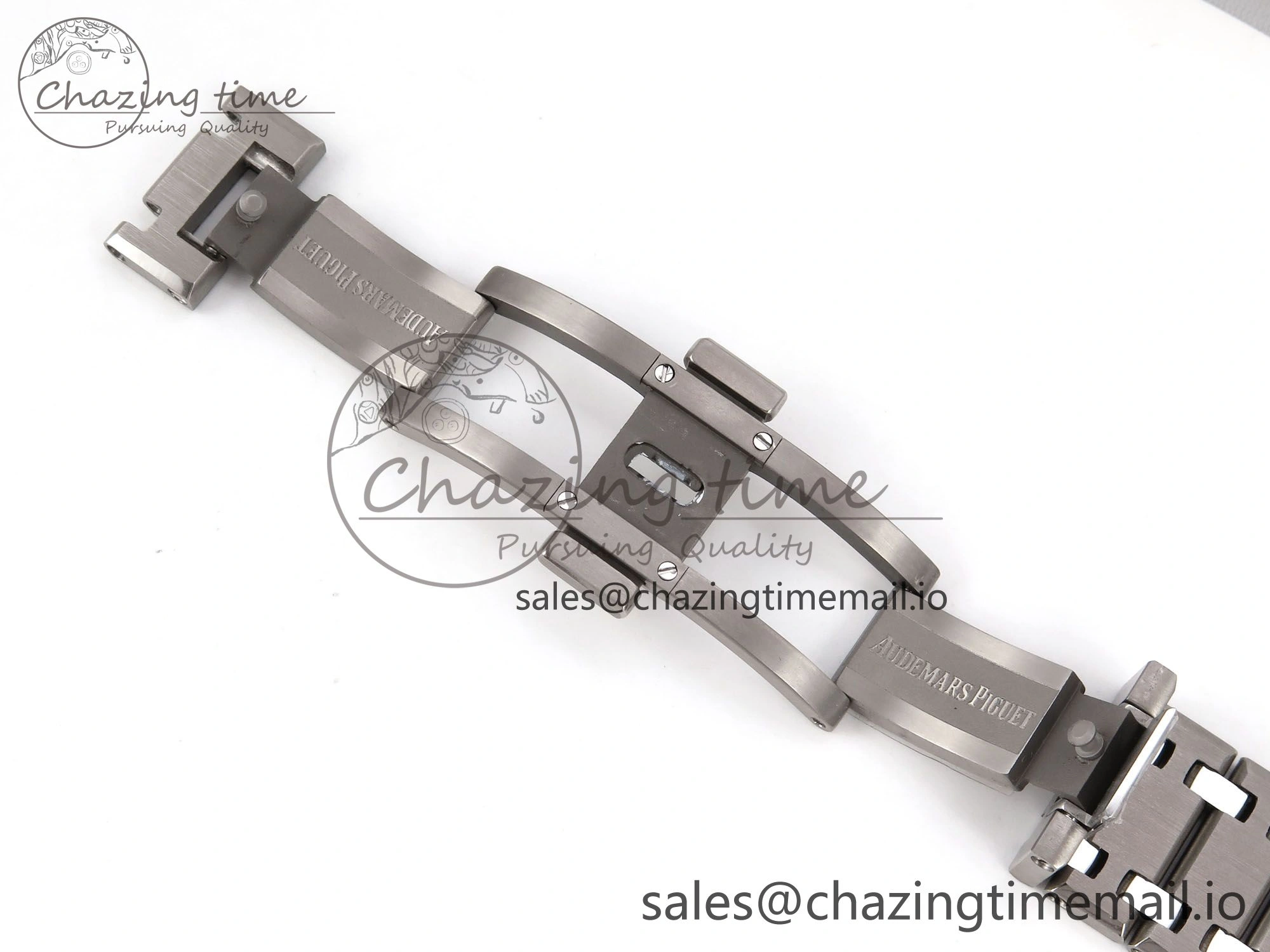 Royal Oak 15202IP SS ZF 1:1 Best Edition Blue Textured Dial on SS Bracelet A2121 Super Clone V2