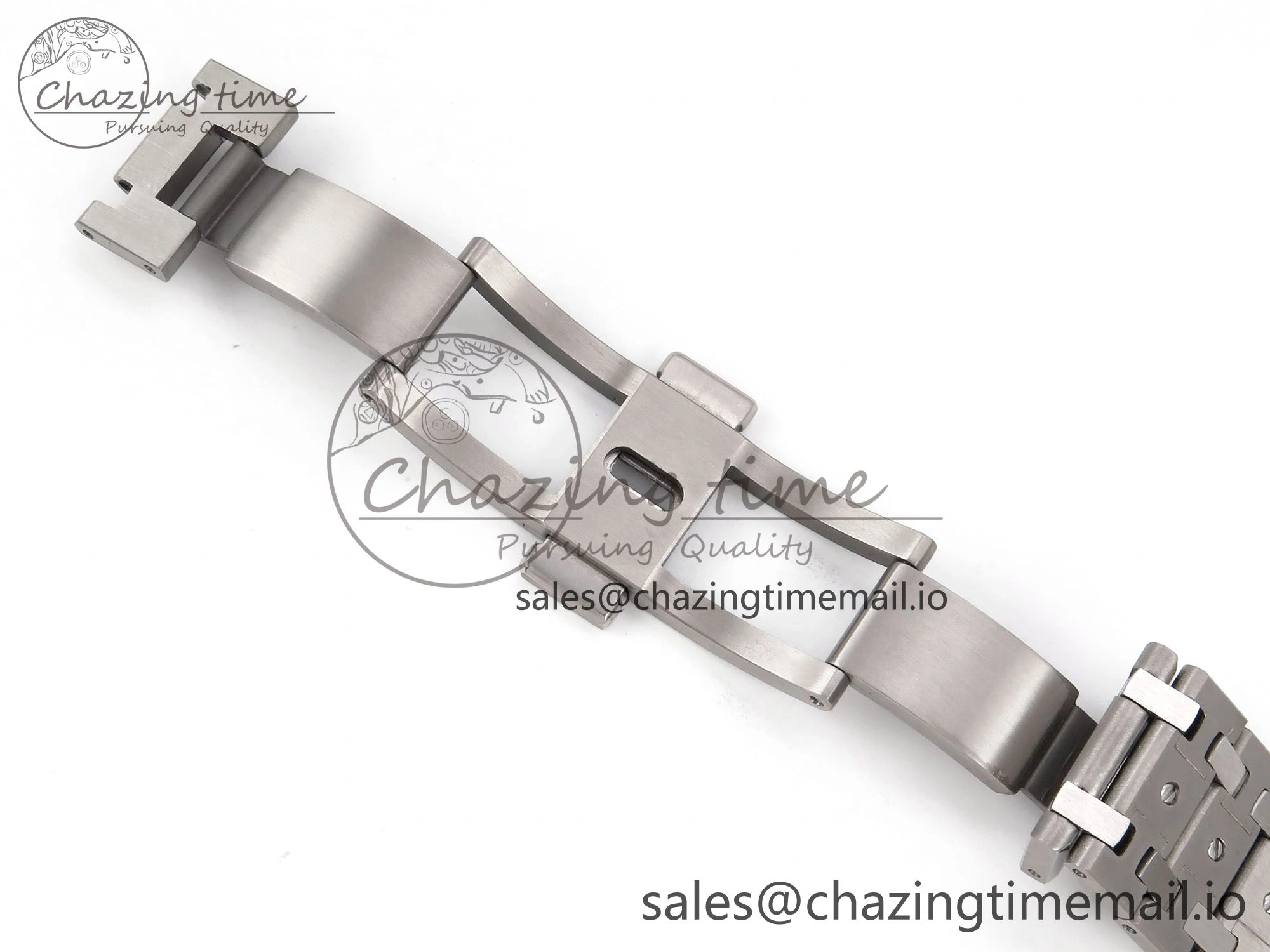 Royal Oak 15202IP SS ZF 1:1 Best Edition Blue Textured Dial on SS Bracelet A2121 Super Clone V2