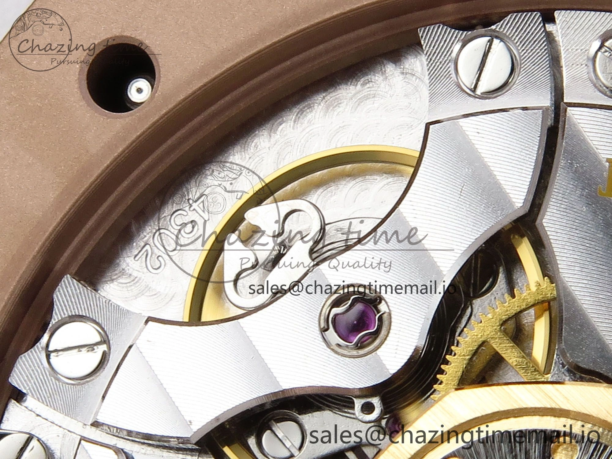 Royal Oak 15500 RG APSF 1:1 Best Edition Black Dial on RG Bracelet SA4302 Super Clone V2 (SW Dial)