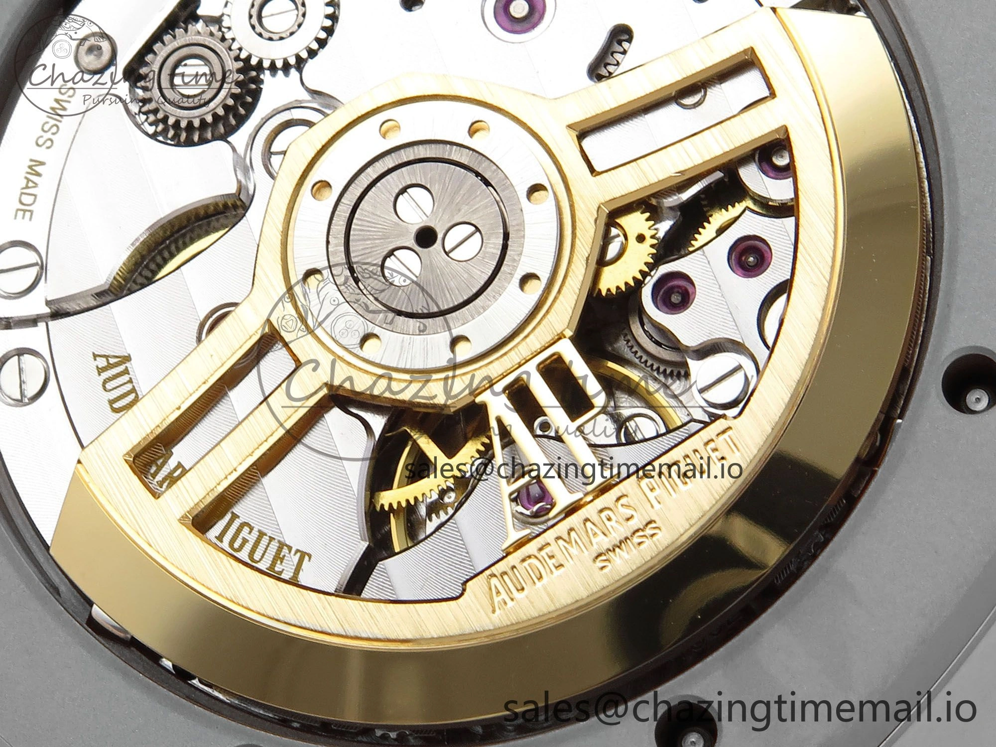 Royal Oak 15500 SS APSF 1:1 Best Edition Gray Dial on SS Bracelet SA4302 Super Clone V2 (SW Dial)