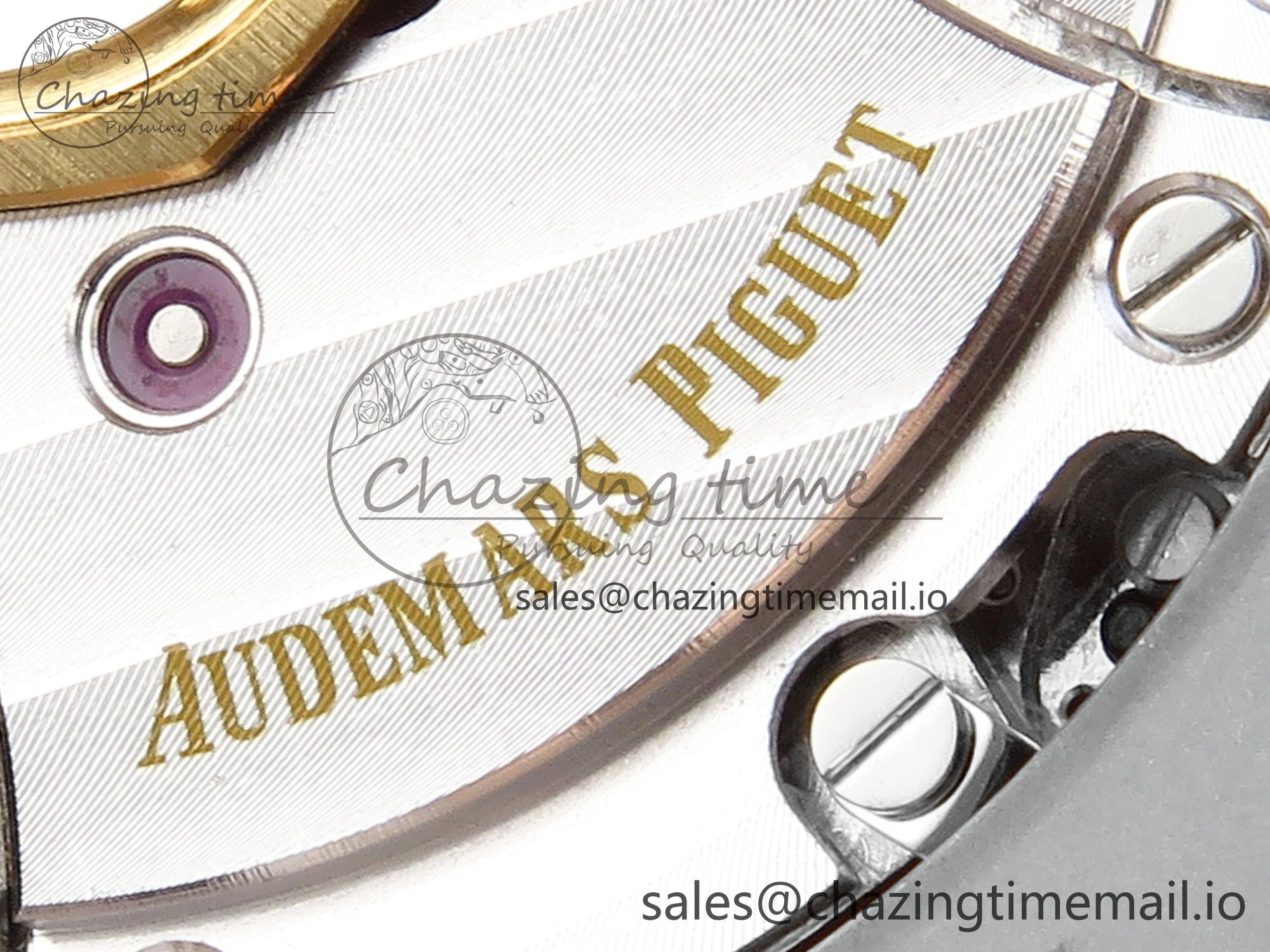 Royal Oak 15500 SS APSF 1:1 Best Edition Silver Dial on SS Bracelet SA4302 Super Clone V2 (SW Dial)