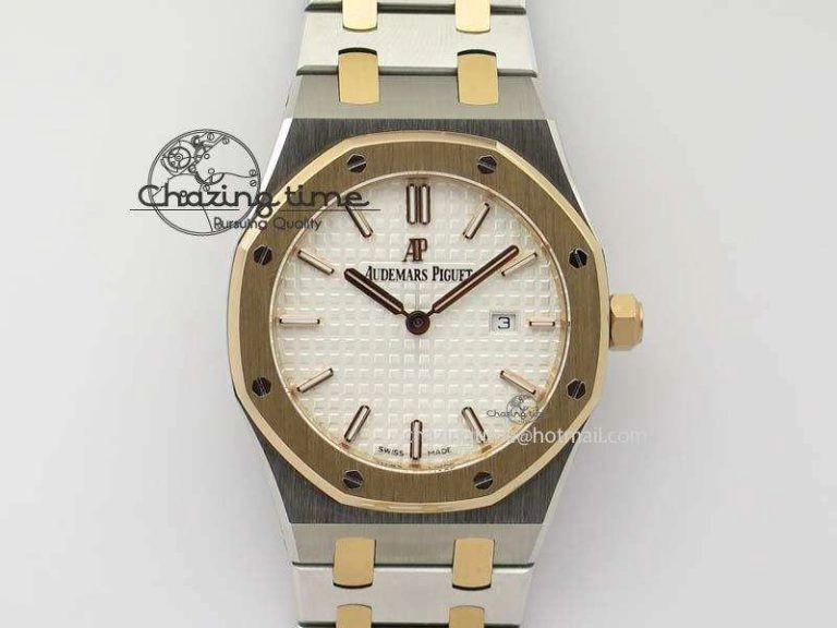 Royal Oak 15500 SS TWSF Best Edition Black Textured Dial on SS Bracelet SA4302 Super Clone