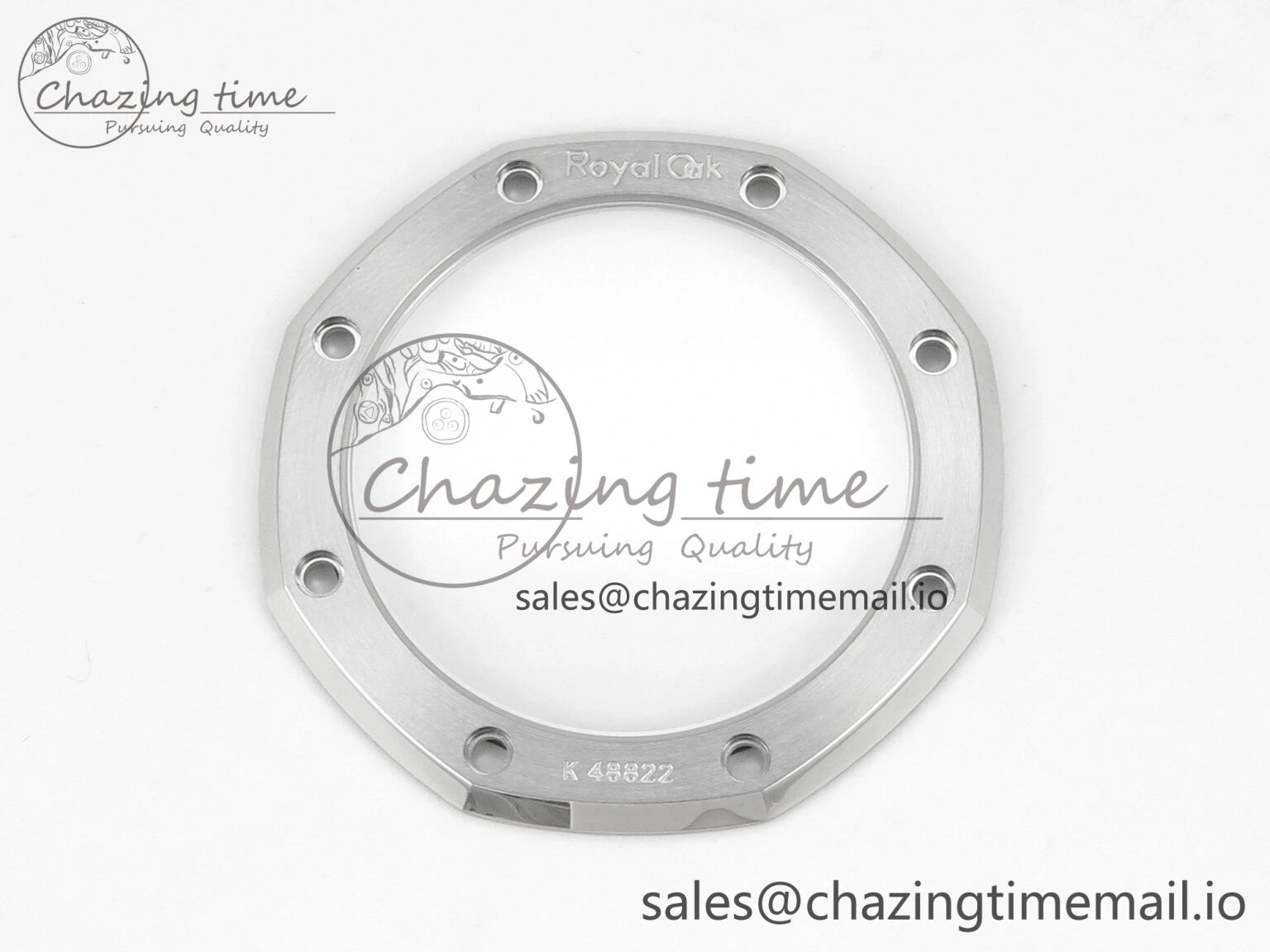 Royal Oak 15500 SS TWSF Best Edition Gray Textured Dial on SS Bracelet SA4302 Super Clone