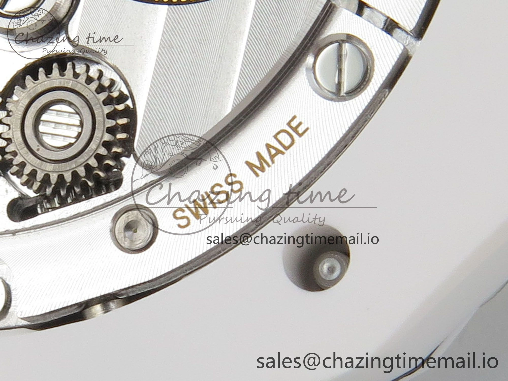 Royal Oak 15500 White Ceramic APSF 1:1 Best Edition Black Dial On White Bracelet SA4302 Super Clone