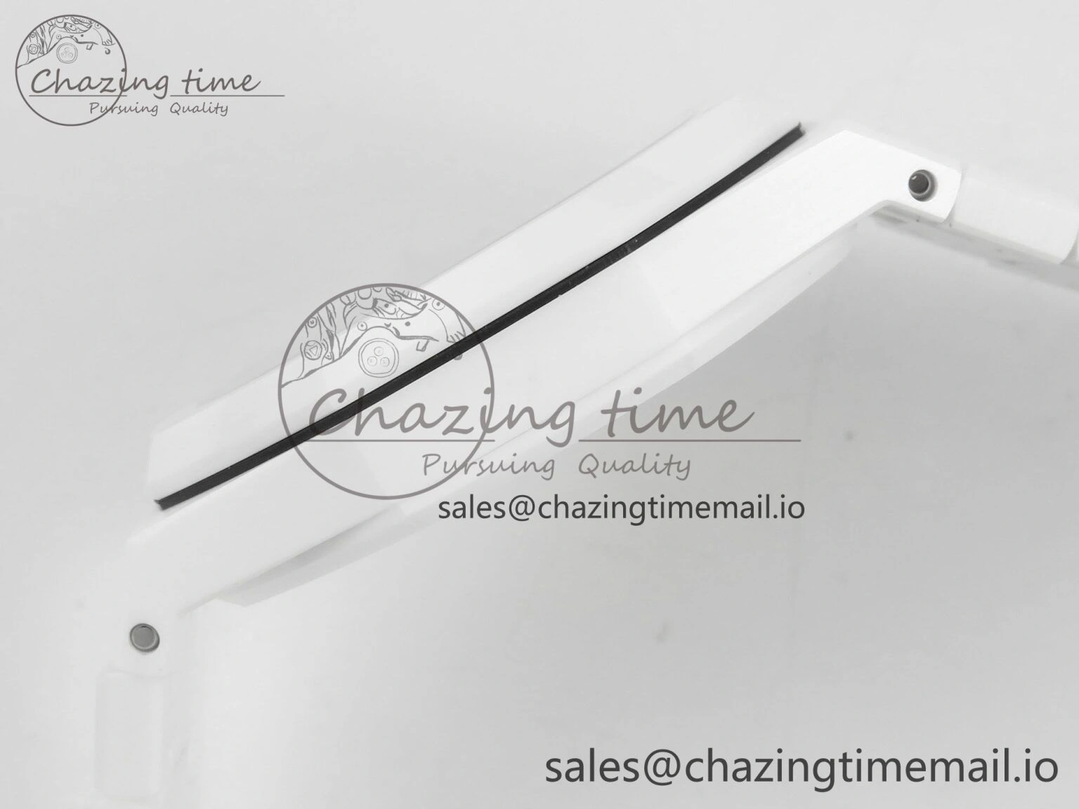 Royal Oak 15500 White Ceramic APSF 1:1 Best Edition Blue Dial On White Bracelet SA4302 Super Clone