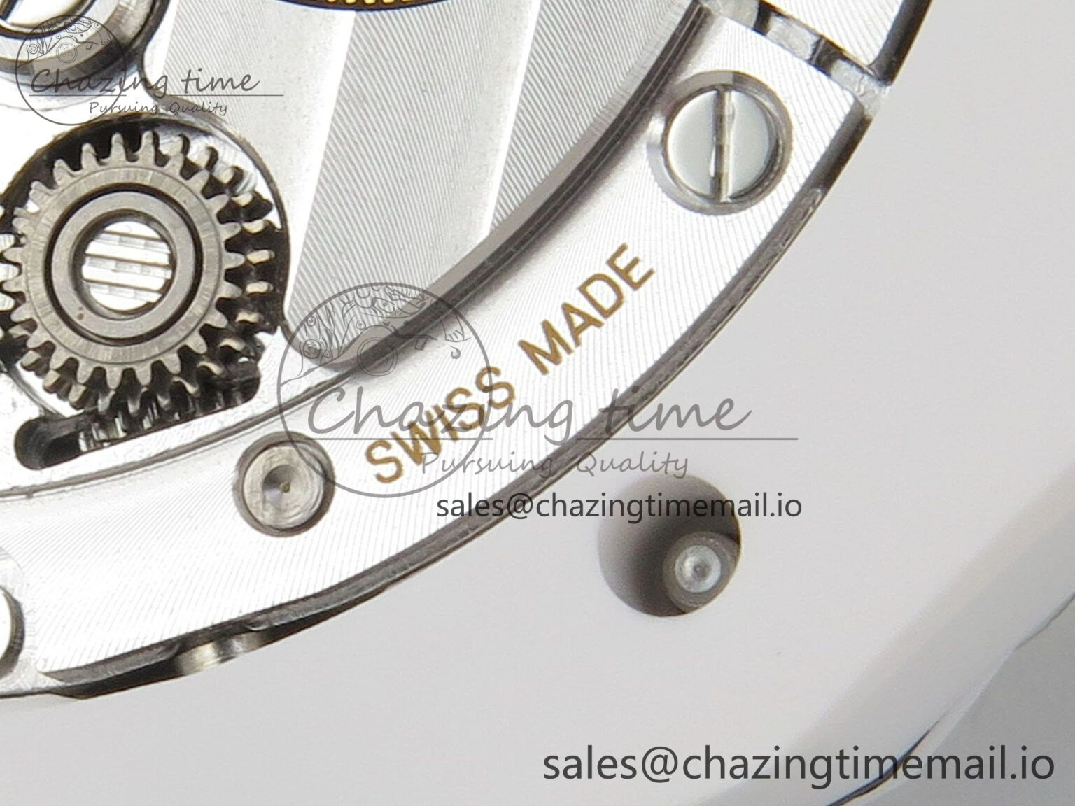 Royal Oak 15500 White Ceramic APSF 1:1 Best Edition Blue Dial On White Bracelet SA4302 Super Clone