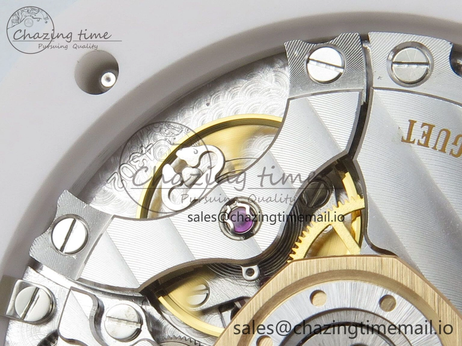Royal Oak 15500 White Ceramic APSF 1:1 Best Edition Blue Dial On White Bracelet SA4302 Super Clone