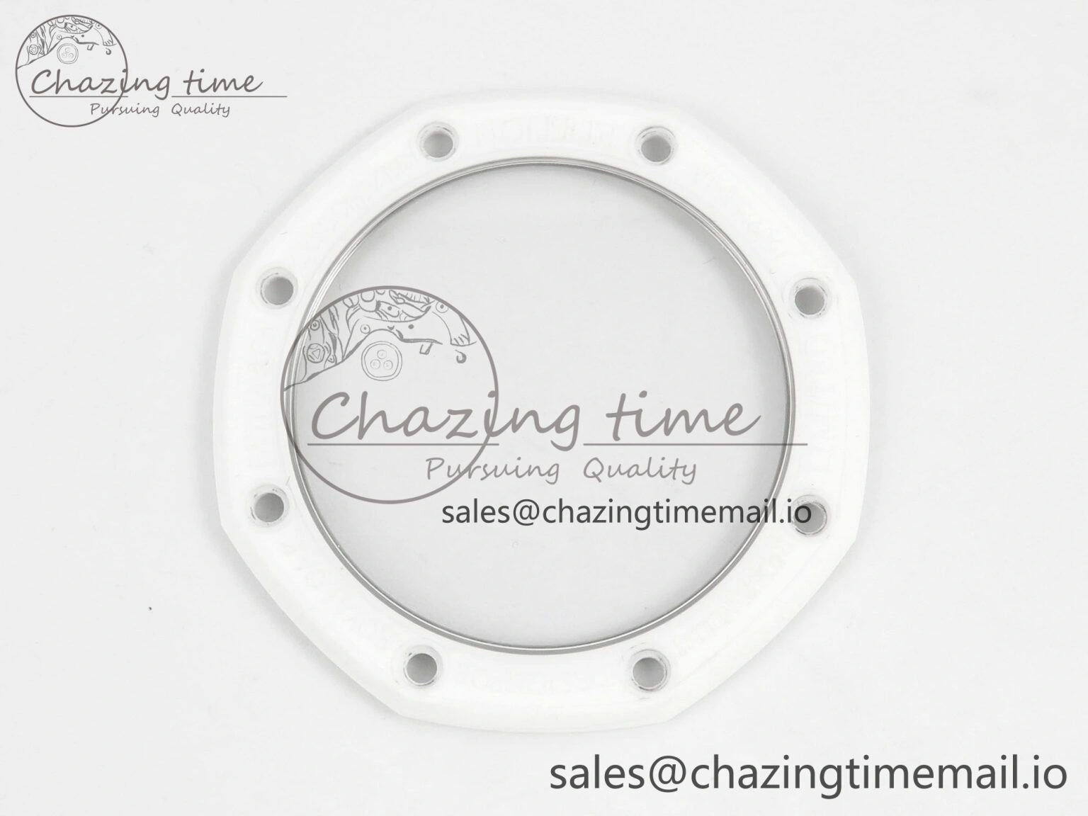 Royal Oak 15500 White Ceramic APSF 1:1 Best Edition Blue Dial On White Bracelet SA4302 Super Clone