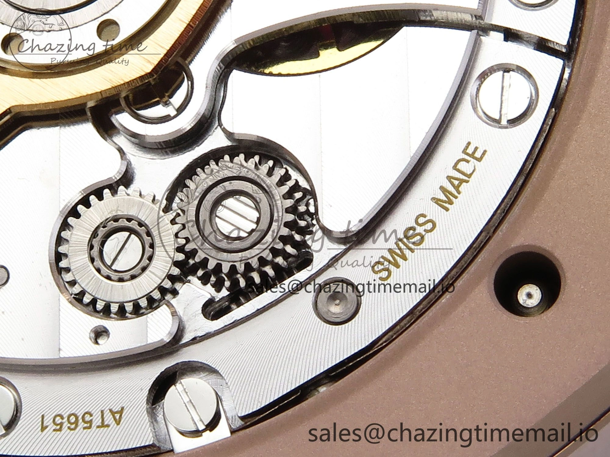 Royal Oak 15510 RG APSF 1:1 Best Edition Black Dial on RG Bracelet SA4302 Super Clone V2 (SW Dial)