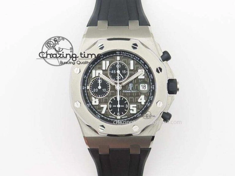 Royal Oak 15510 RG APSF 1:1 Best Edition Black Dial on RG Bracelet SA4302 Super Clone V2 (SW Dial)