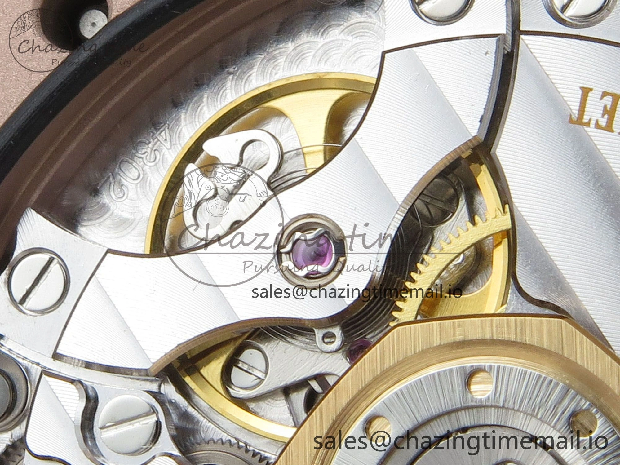 Royal Oak 15510 RG TWSF Best Edition Blue Textured Dial on RG Bracelet SA4302 Super Clone