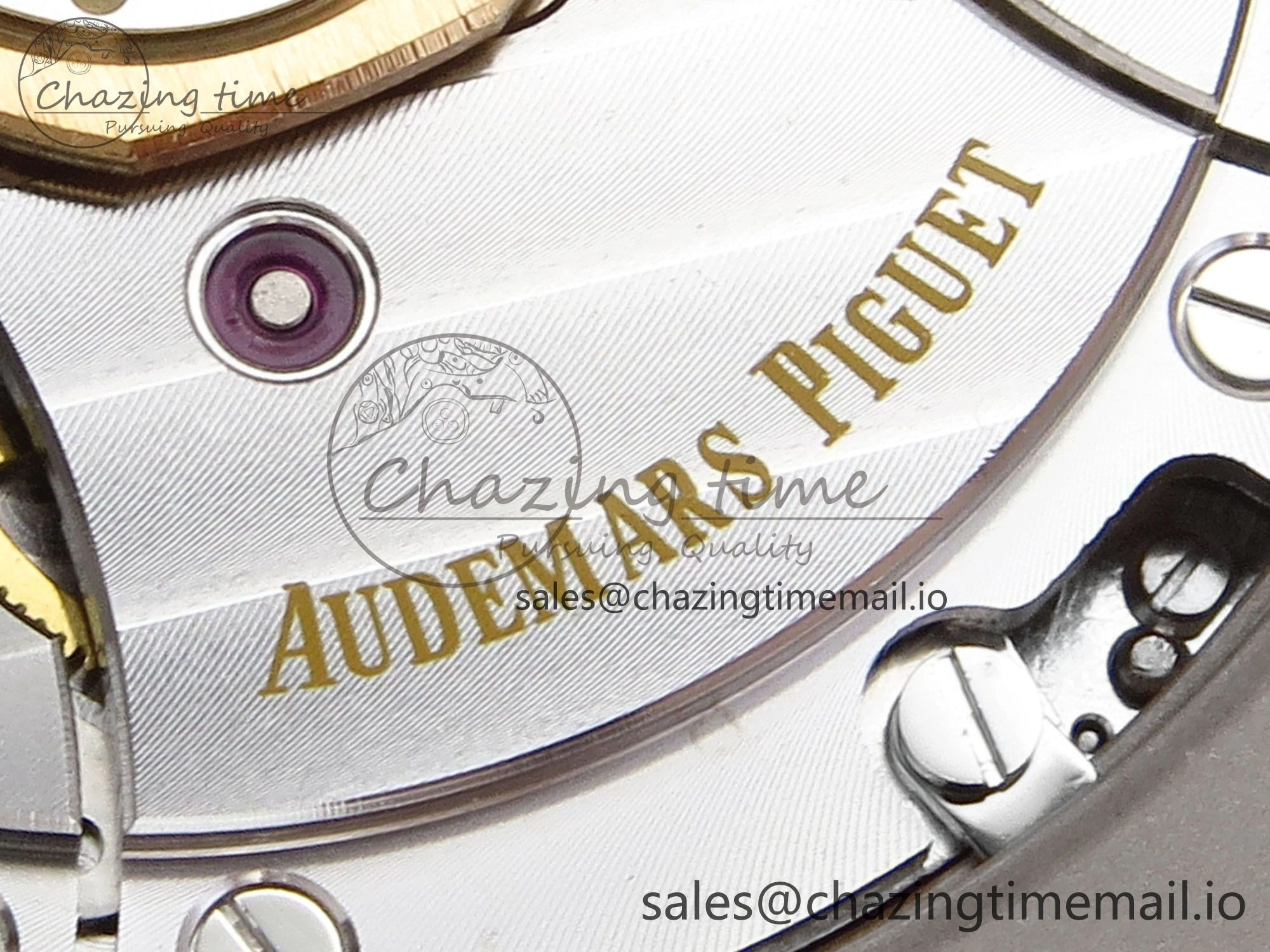 Royal Oak 15510 SS APSF 1:1 Best Edition Blue Dial on SS Bracelet SA4302 Super Clone V2 (SW Dial)