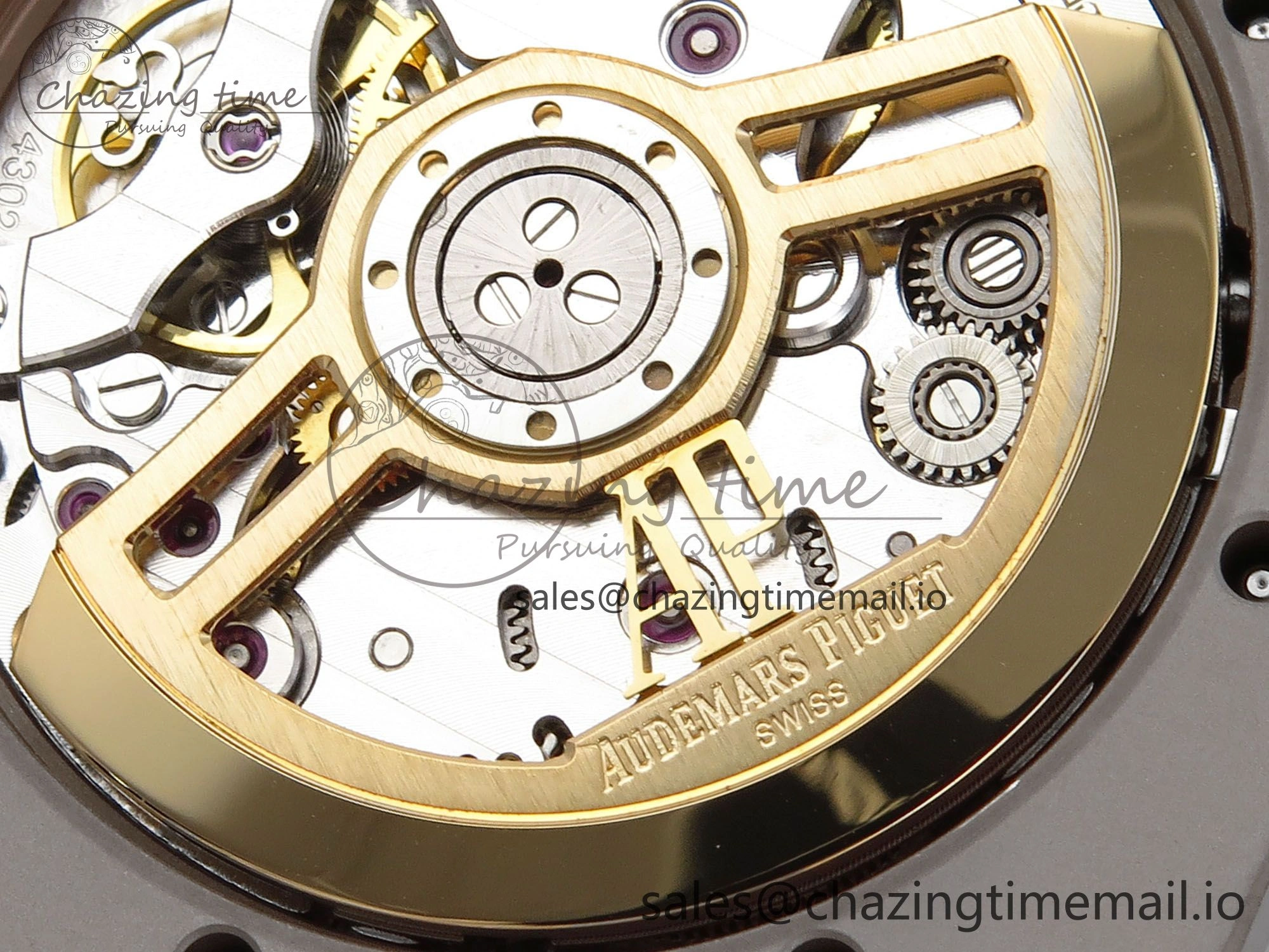 Royal Oak 15510 SS APSF 1:1 Best Edition Blue Dial on SS Bracelet SA4302 Super Clone V2 (SW Dial)
