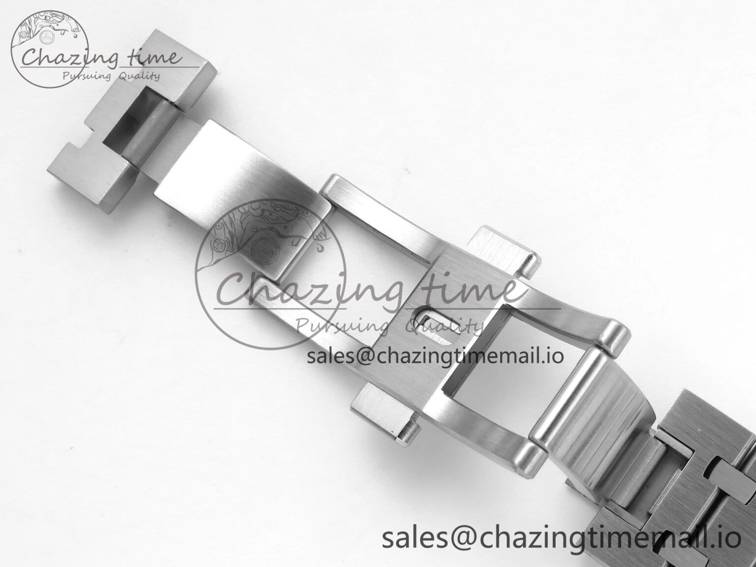 Royal Oak 15510 SS APSF 1:1 Best Edition Blue Dial on SS Bracelet SA4302 Super Clone V2 (SW Dial)