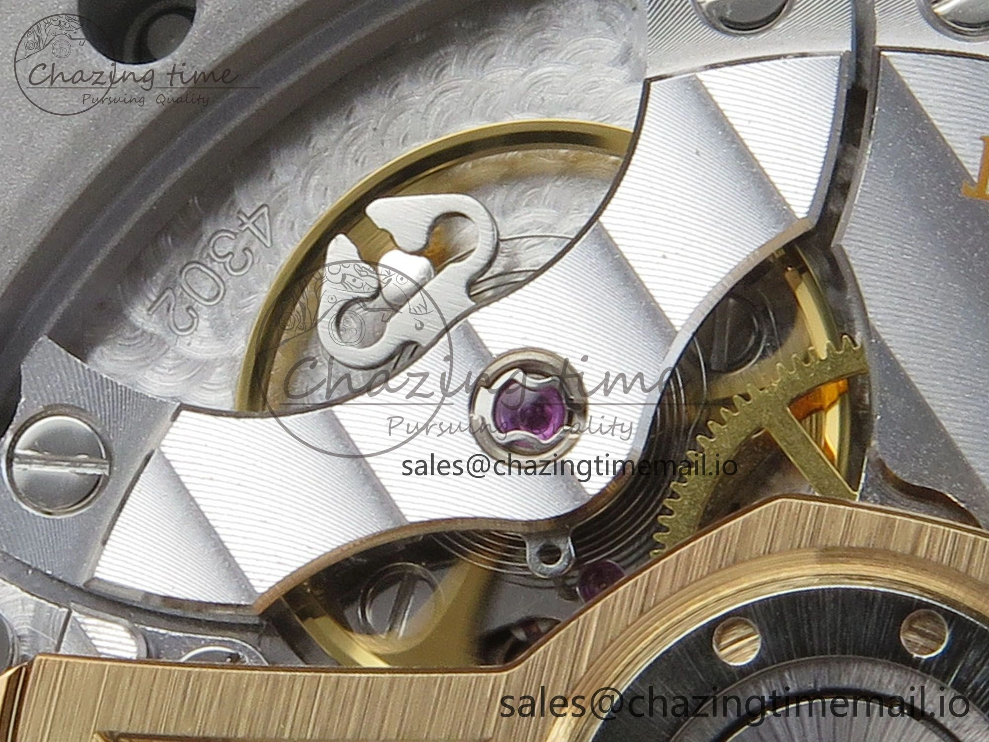 Royal Oak 15510 SS TWSF Best Edition Gray Textured Dial on SS Bracelet SA4302 Super Clone