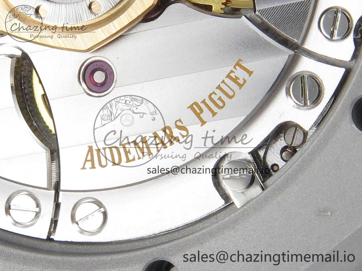 Royal Oak 15510 SS TWSF Best Edition Gray Textured Dial on SS Bracelet SA4302 Super Clone