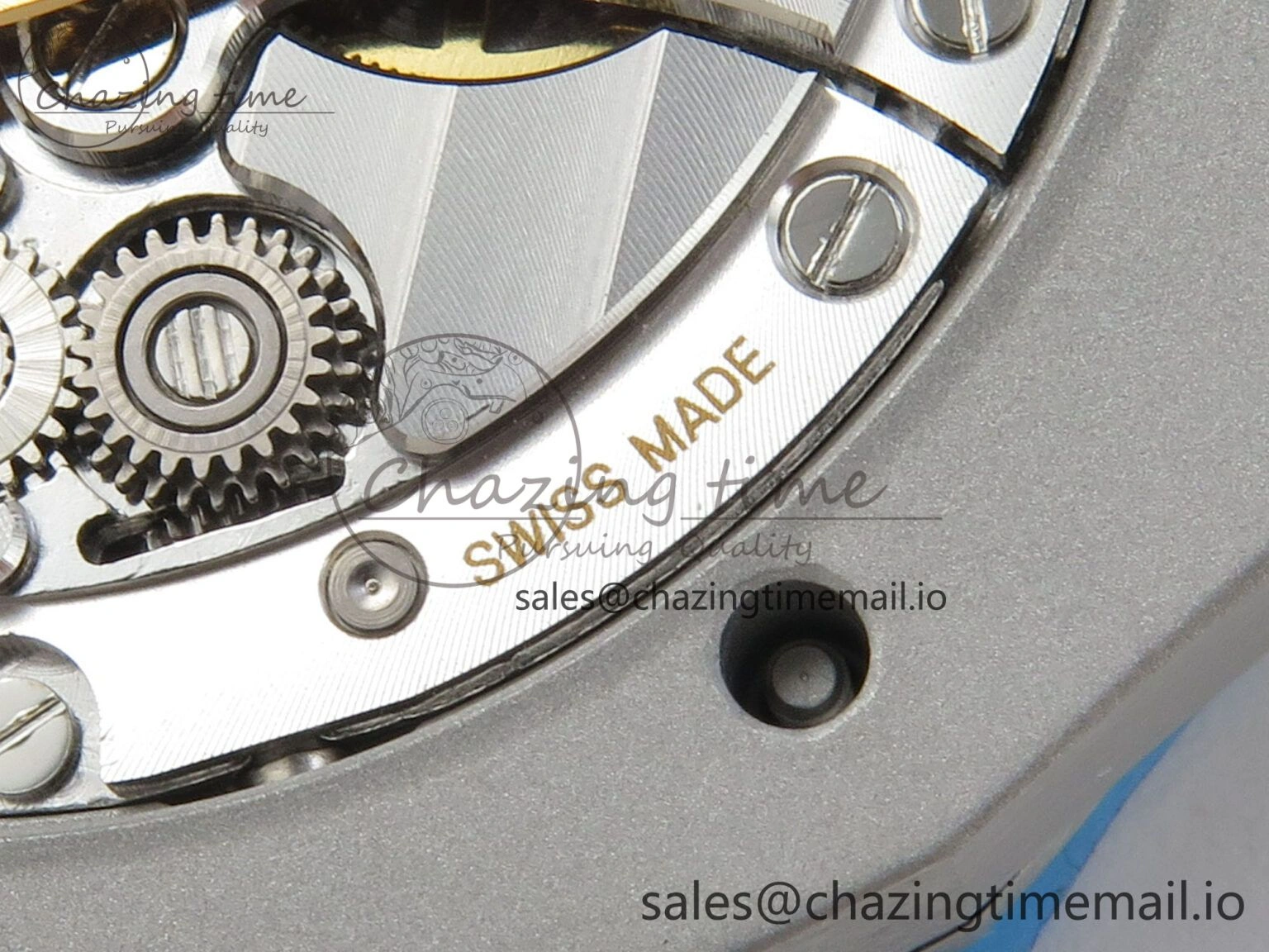 Royal Oak 15510 SS TWSF Best Edition Gray Textured Dial on SS Bracelet SA4302 Super Clone