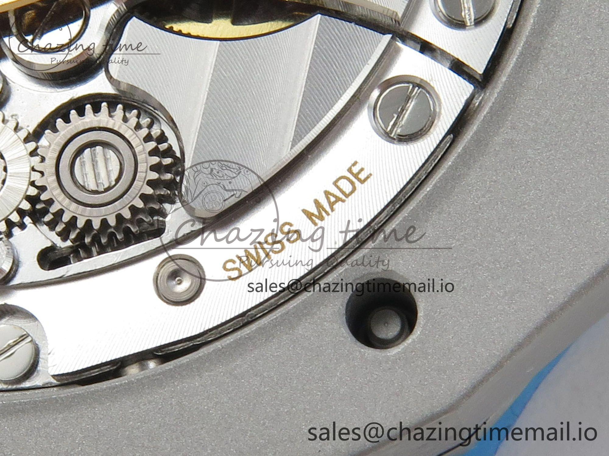 Royal Oak 15510 SS TWSF Best Edition Gray Textured Dial on SS Bracelet SA4302 Super Clone