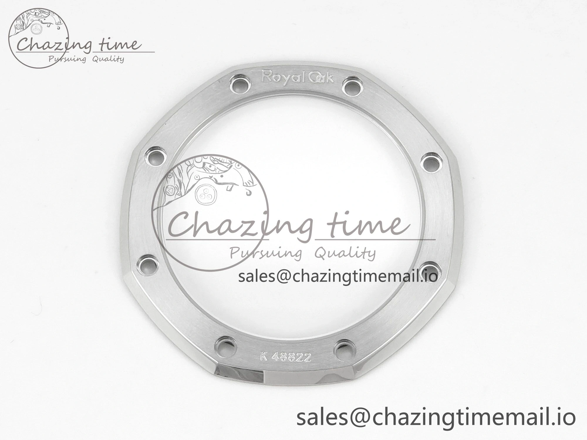 Royal Oak 15510 SS TWSF Best Edition Gray Textured Dial on SS Bracelet SA4302 Super Clone