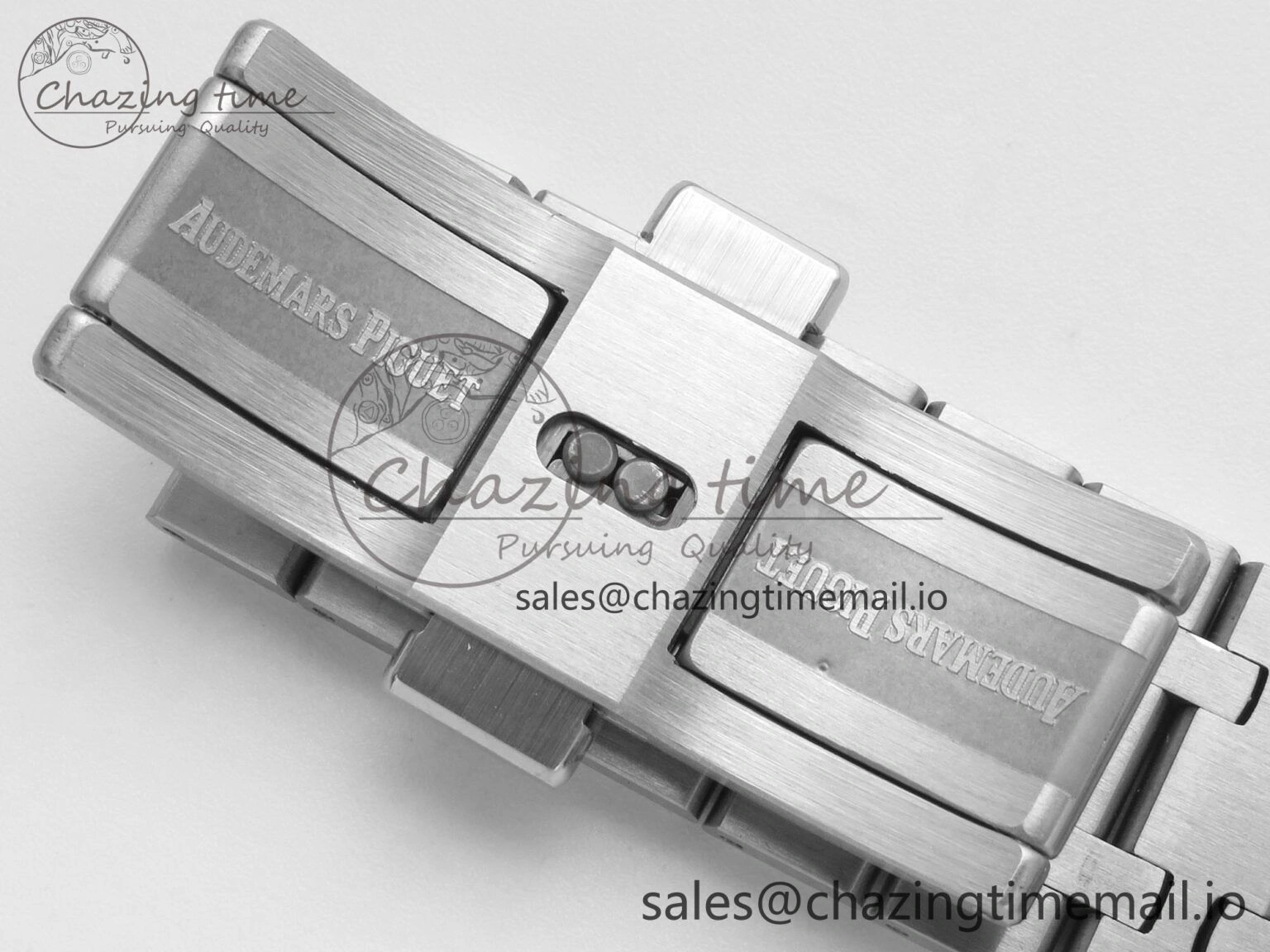Royal Oak 15510 SS TWSF Best Edition Gray Textured Dial on SS Bracelet SA4302 Super Clone