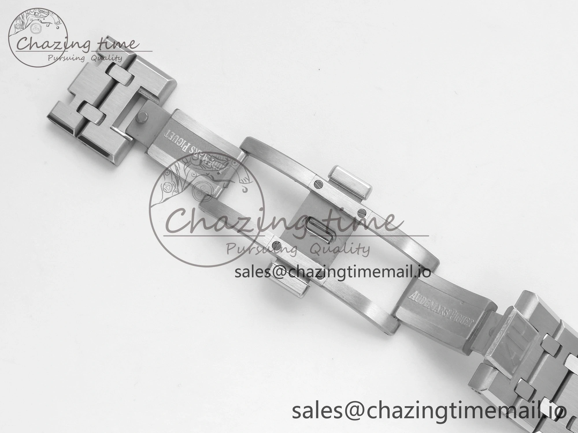 Royal Oak 15510 SS TWSF Best Edition Gray Textured Dial on SS Bracelet SA4302 Super Clone