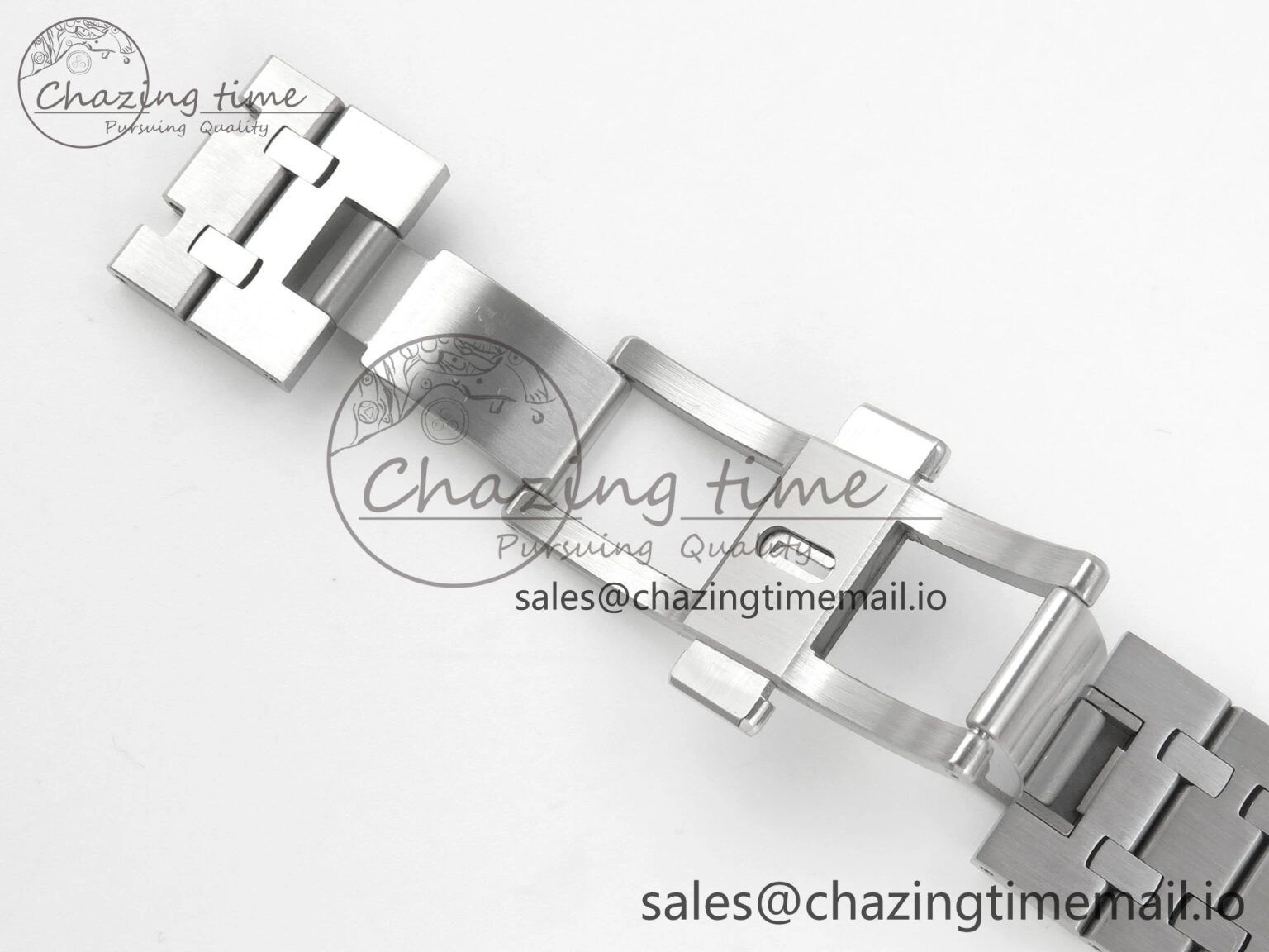 Royal Oak 15510 SS TWSF Best Edition Gray Textured Dial on SS Bracelet SA4302 Super Clone