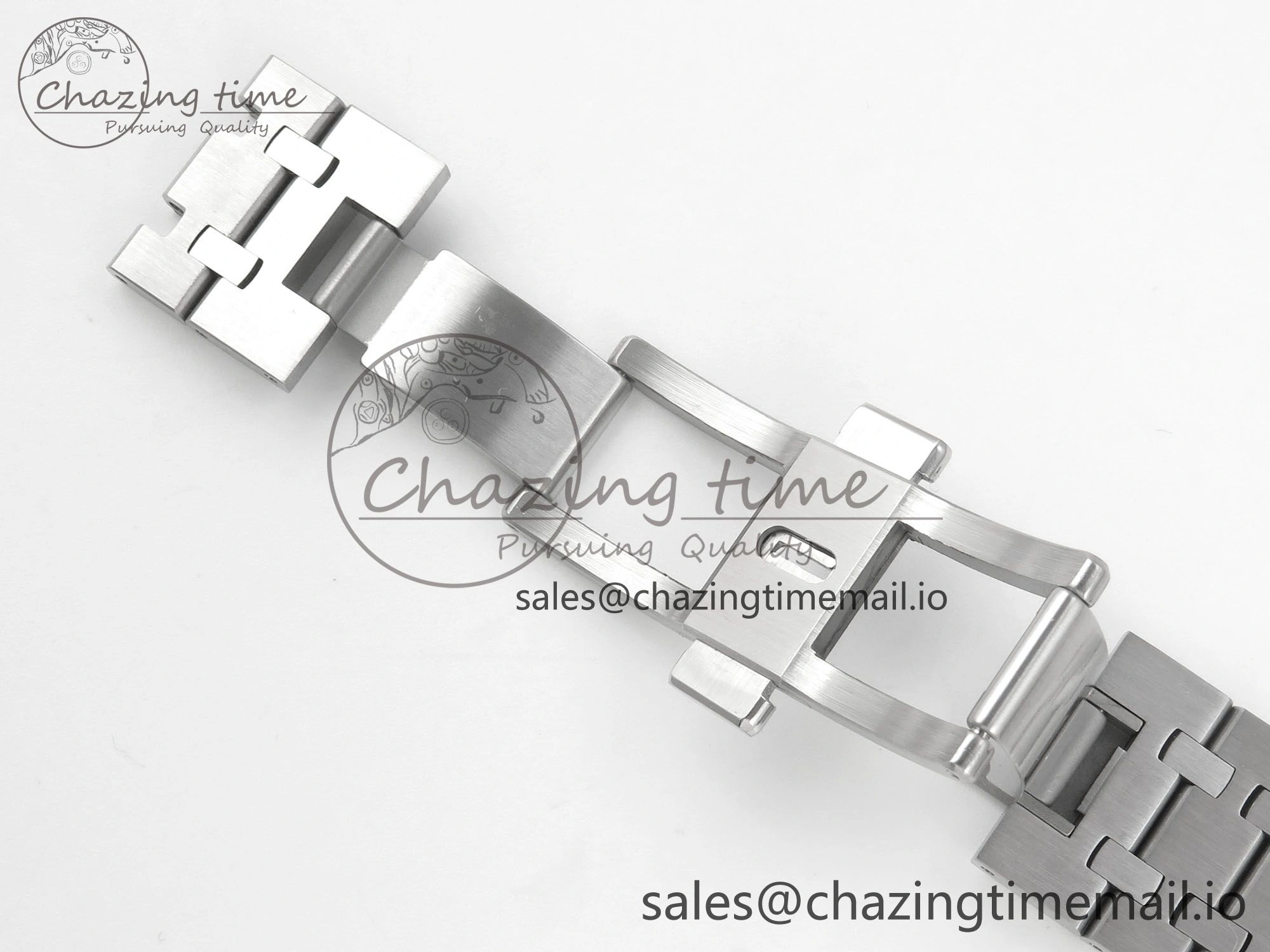Royal Oak 15510 SS TWSF Best Edition Gray Textured Dial on SS Bracelet SA4302 Super Clone