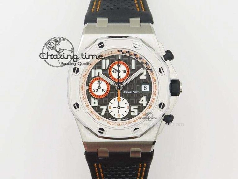 Royal Oak 15510 SS TWSF Best Edition Gray Textured Dial on SS Bracelet SA4302 Super Clone