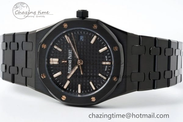 Royal Oak 34mm Black Ceramic BF Best Edition Black Dial on Black Ceramic Bracelet A5800