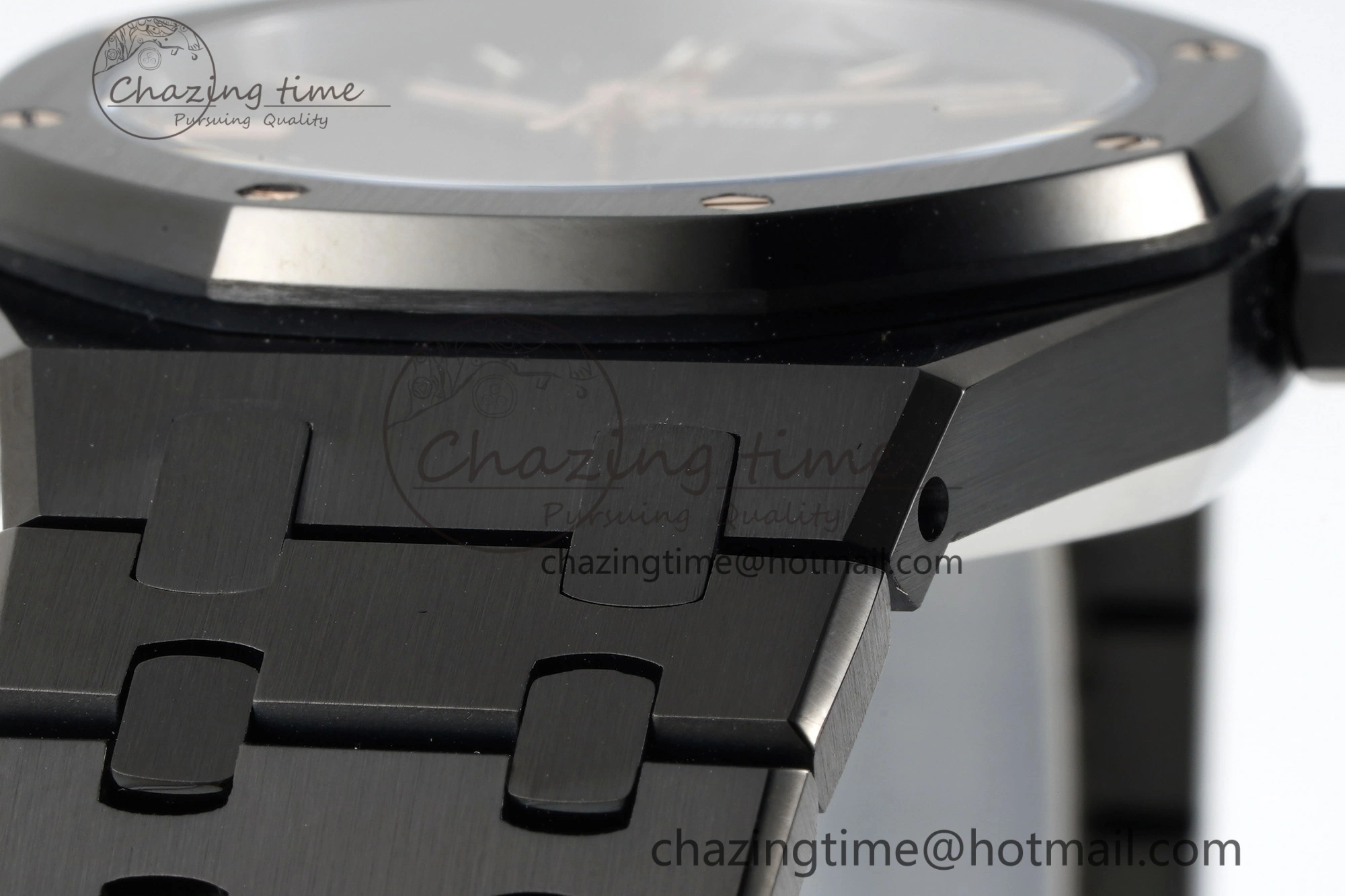 Royal Oak 34mm Black Ceramic BF Best Edition Black Dial on Black Ceramic Bracelet A5800