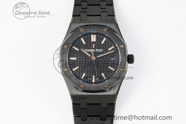 Royal Oak 34mm Black Ceramic BF Best Edition Black Dial on Black Ceramic Bracelet A5800