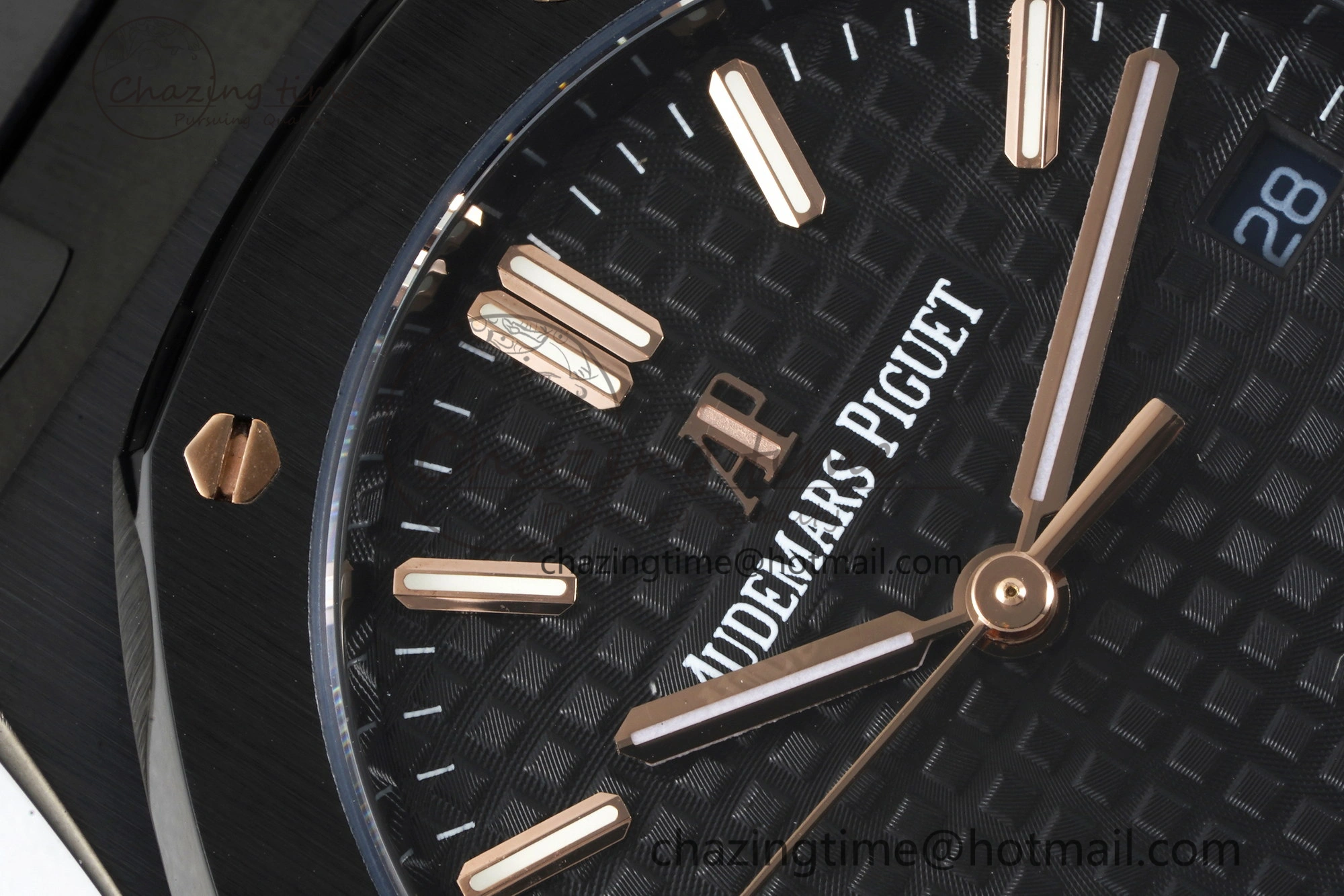 Royal Oak 34mm Black Ceramic BF Best Edition Black Dial on Black Ceramic Bracelet A5800