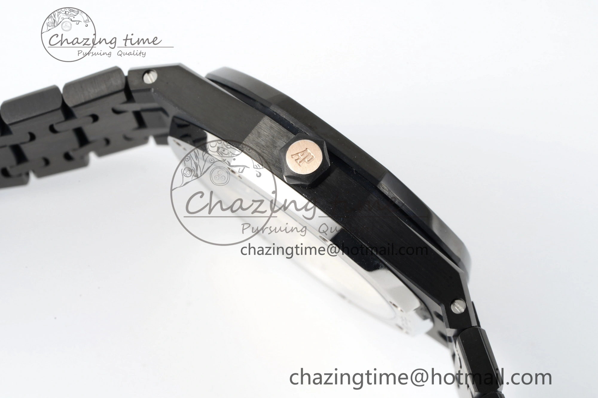 Royal Oak 34mm Black Ceramic BF Best Edition Black Dial on Black Ceramic Bracelet A5800