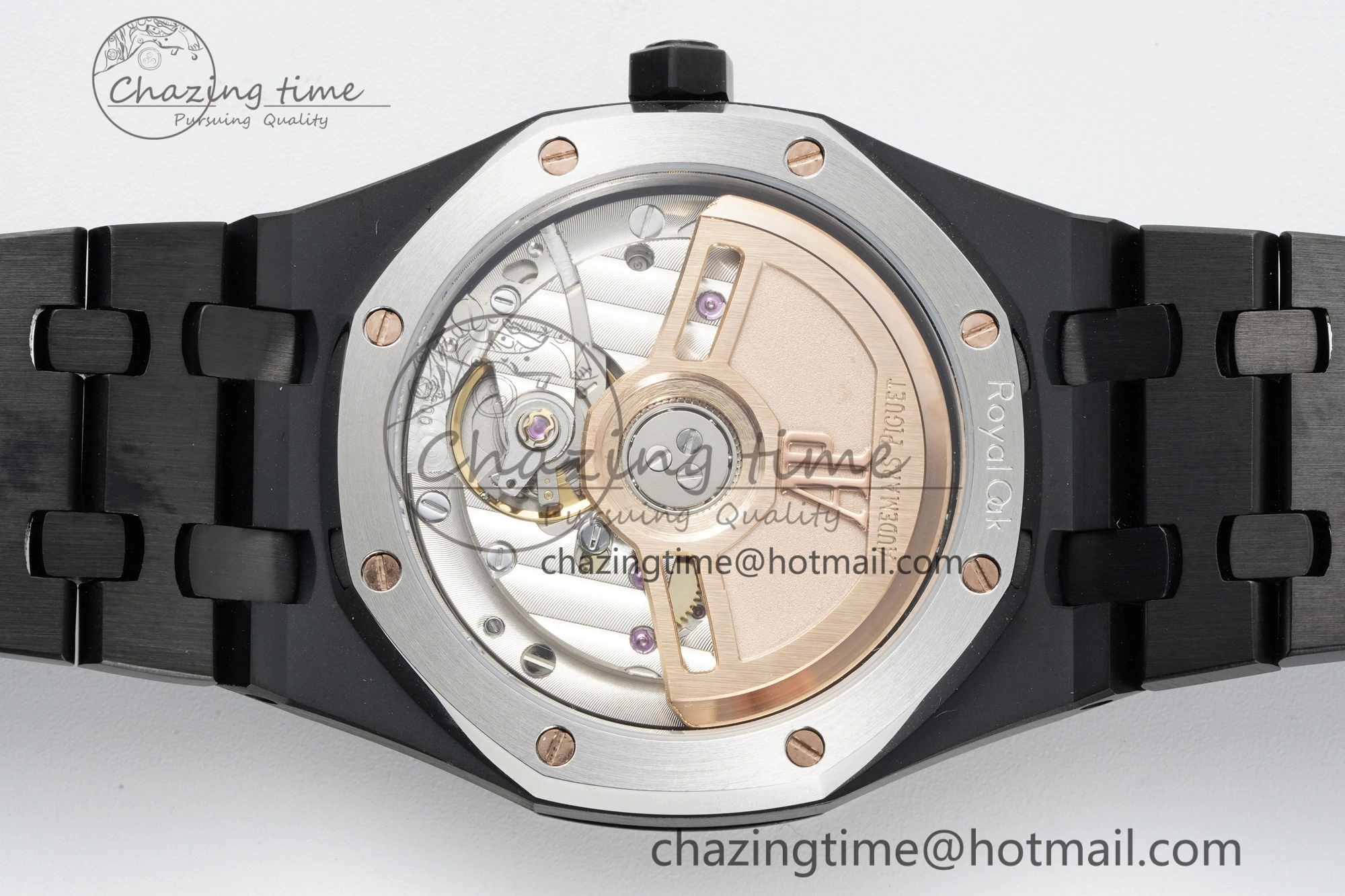 Royal Oak 34mm Black Ceramic BF Best Edition Black Dial on Black Ceramic Bracelet A5800