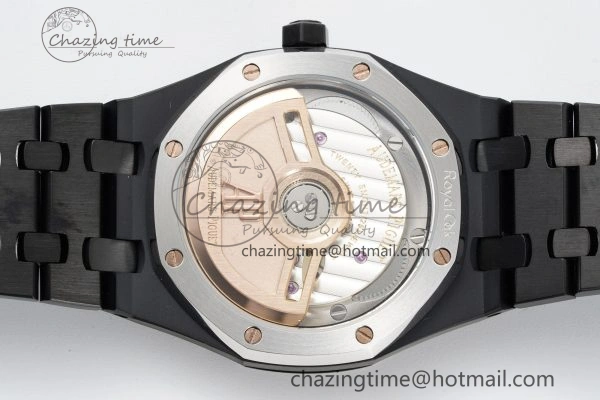 Royal Oak 34mm Black Ceramic BF Best Edition Black Dial on Black Ceramic Bracelet A5800