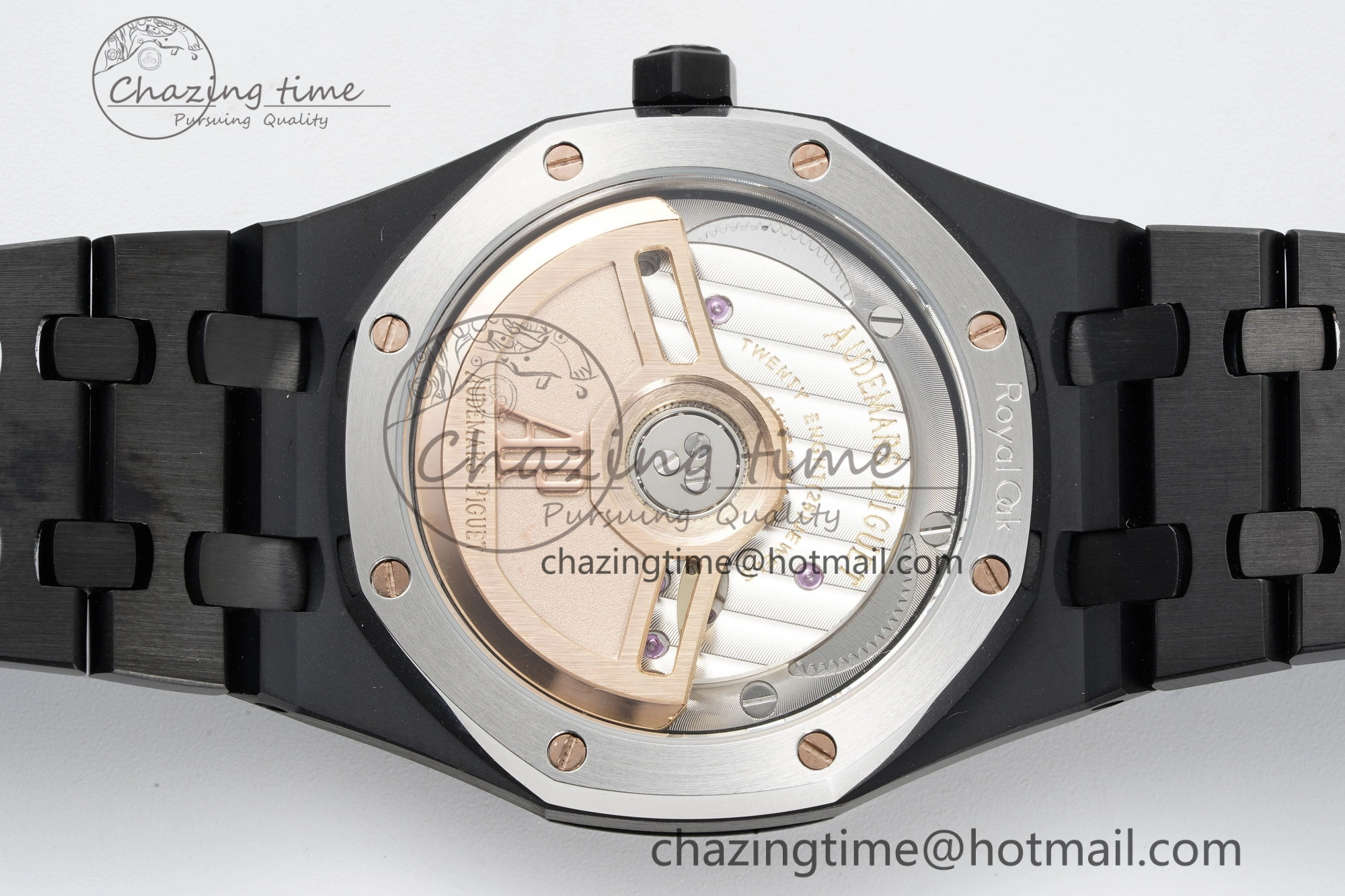 Royal Oak 34mm Black Ceramic BF Best Edition Black Dial on Black Ceramic Bracelet A5800