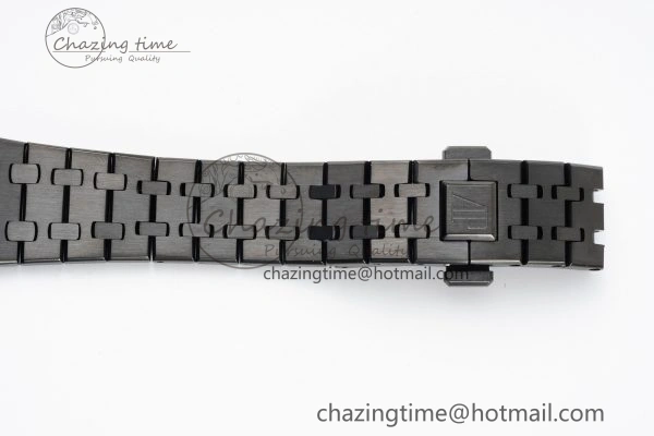 Royal Oak 34mm Black Ceramic BF Best Edition Black Dial on Black Ceramic Bracelet A5800