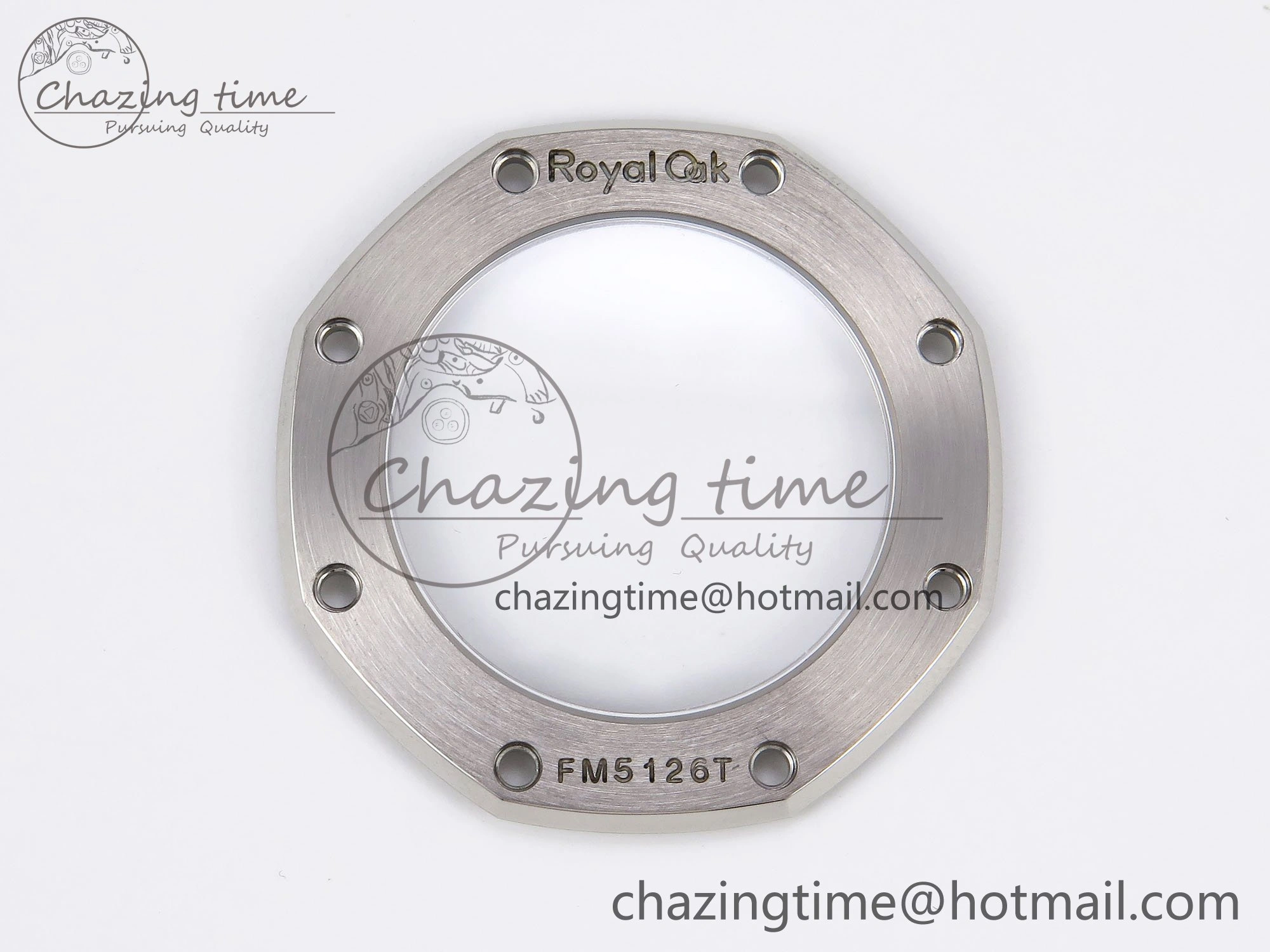Royal Oak 34mm SS ZF 1:1 Best Edition White Textured Dial on SS Bracelet A5800