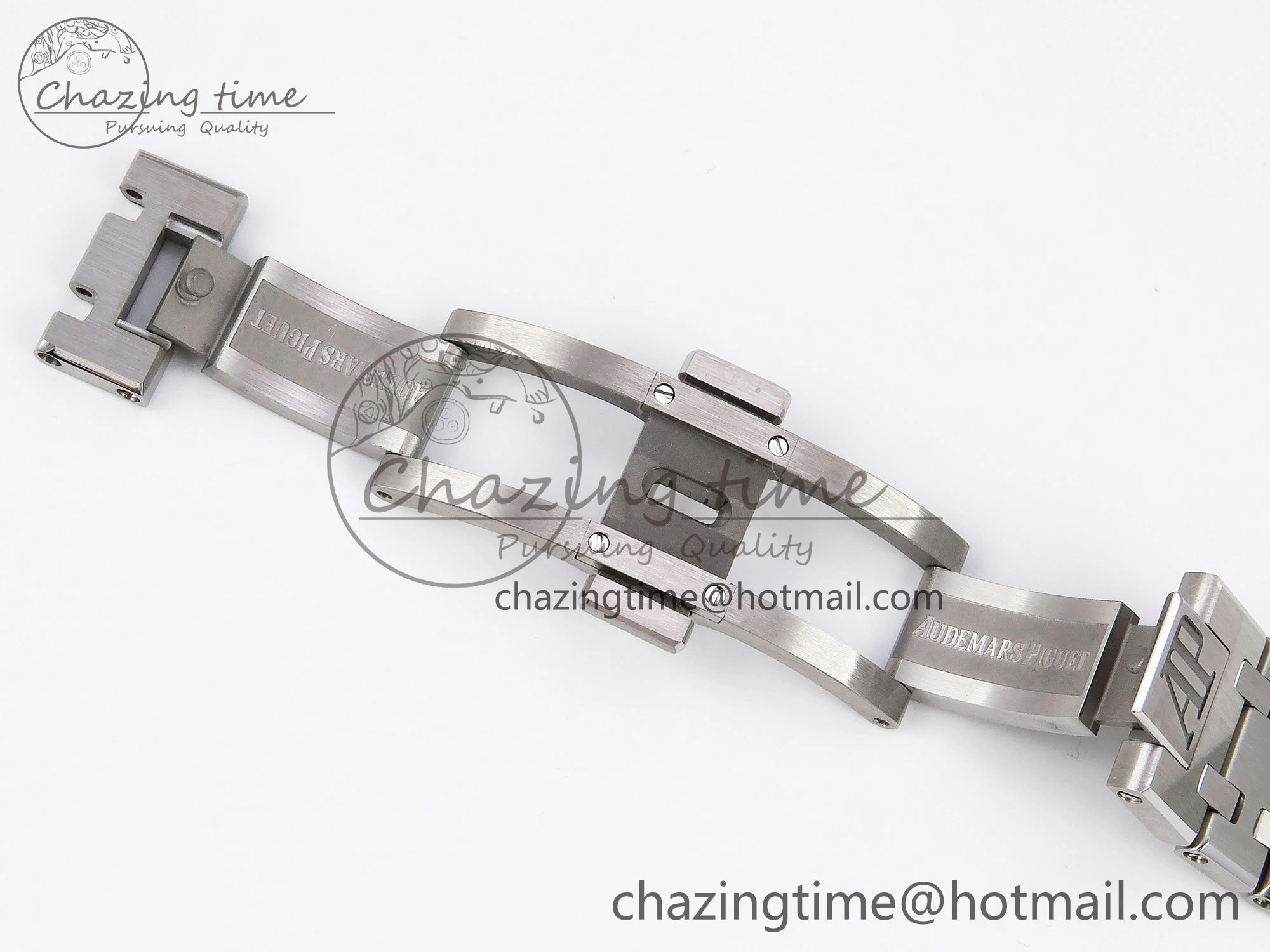 Royal Oak 34mm SS ZF 1:1 Best Edition White Textured Dial on SS Bracelet A5800