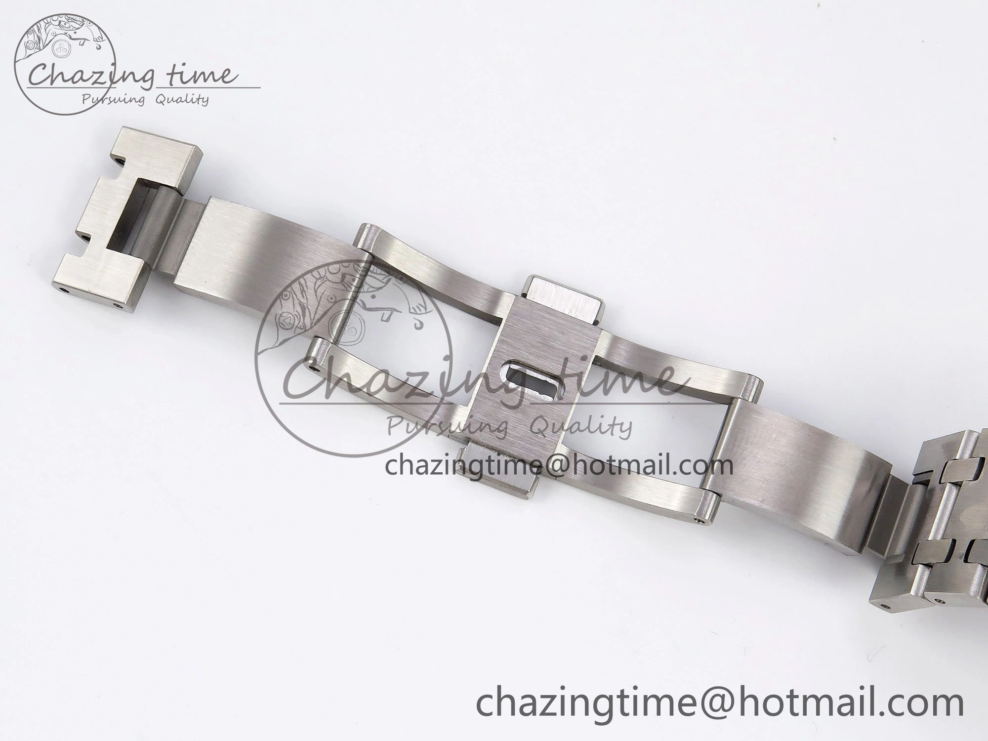 Royal Oak 34mm SS ZF 1:1 Best Edition White Textured Dial on SS Bracelet A5800