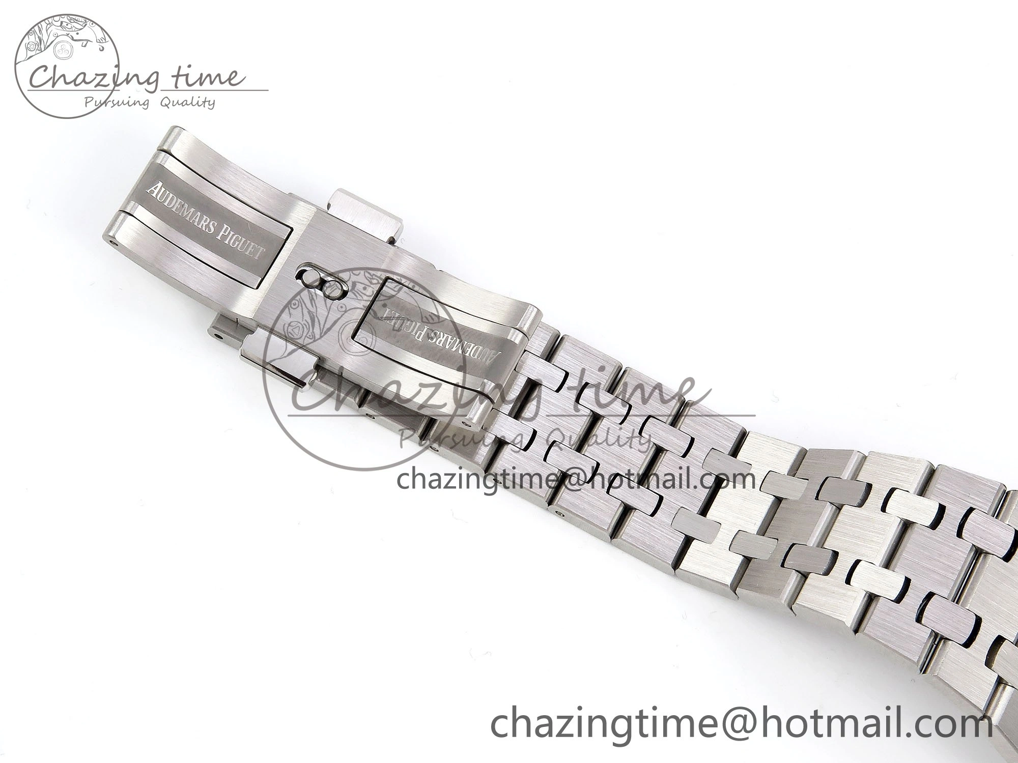 Royal Oak 37mm 15450 Diamond SS APSF 1:1 Best Edition Black Textured Dial on SS Bracelet SA3120 Super Clone