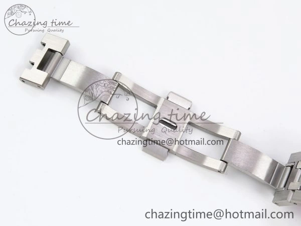 Royal Oak 37mm 15450 Diamond SS APSF 1:1 Best Edition Black Textured Dial on SS Bracelet SA3120 Super Clone